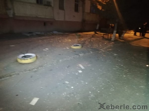 Sumqayıtda yaşayış binasında partlayış: yaralılar var - FOTOLAR