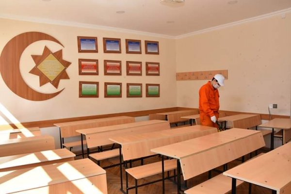 SDU-da dezinfeksiya işləri aparıldı -FOTOLAR