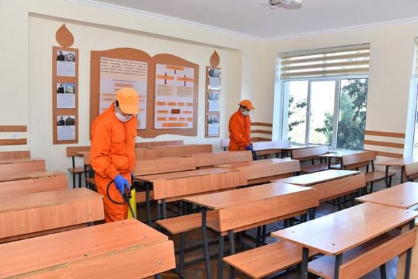 SDU-da dezinfeksiya işləri aparıldı -FOTOLAR