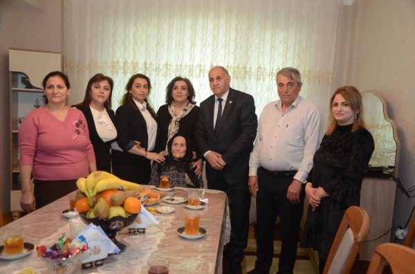 Sumqayıtda yaşı 100-dən çox olan qubadlılı qadınlar ziyarət edilib - FOTO