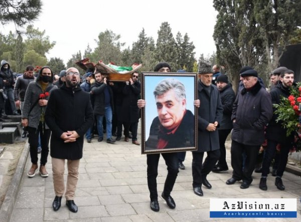 Xalq artisti Rafael Dadaşov dəfn olunub -FOTOLAR