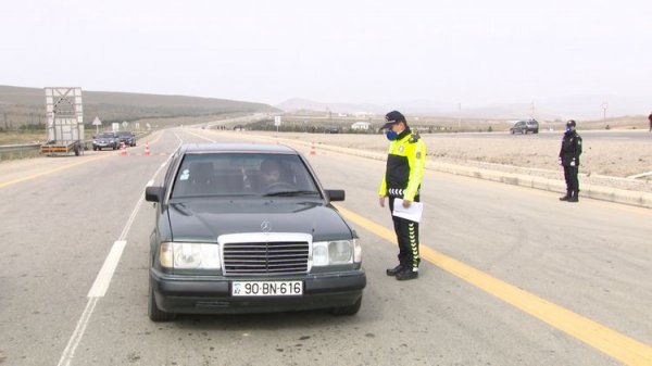 Polis Bakı, Sumqayıt və Abşerona aparan ara yollarda postlar qurub - FOTO