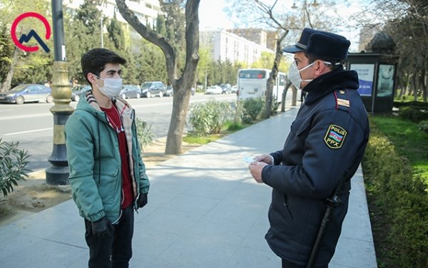 Küçəyə səbəbsiz çıxanlar 100 manat cərimə edildi – Fotolar