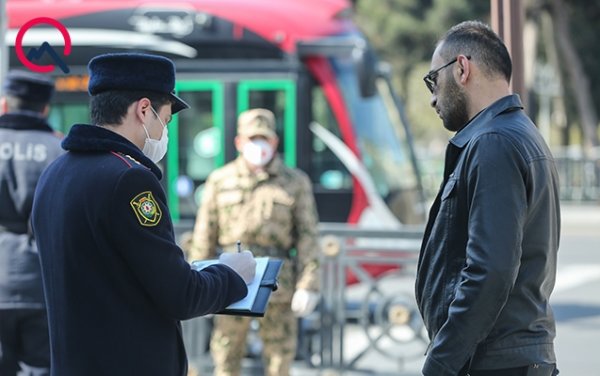Küçəyə səbəbsiz çıxanlar 100 manat cərimə edildi – Fotolar