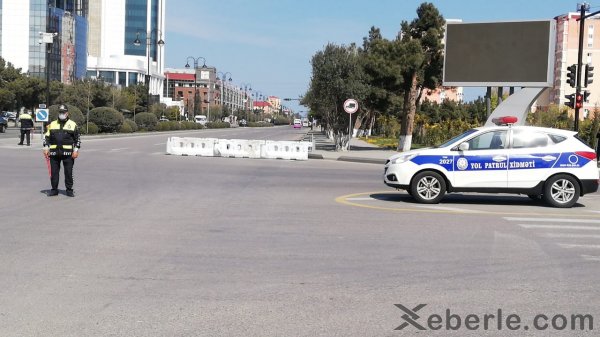 Sumqayıtın mərkəzi bağlandı: koronavirusa görə - VİDEO (FOTO)
