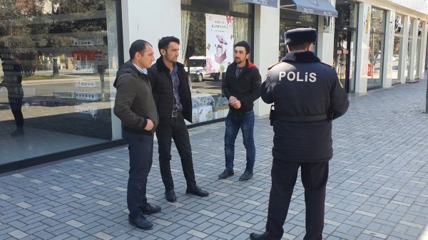 Sumqayıtda karantin rejimini pozan yüzə yaxın şəxs cərimələndi-Fotolar