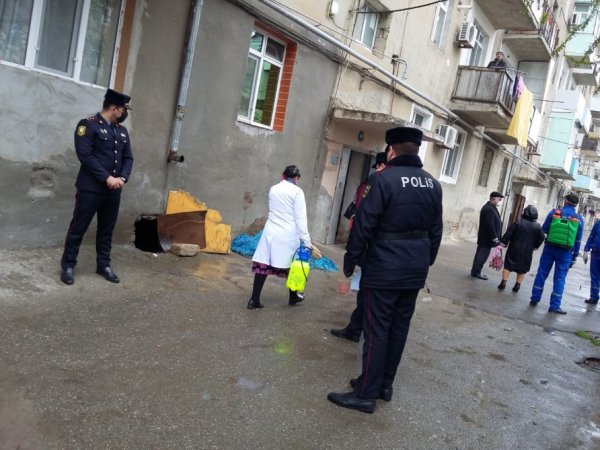 Qubadlıdan olan məcburi köçkünlərin məskunlaşdığı yaşayış məntəqələri dezinfeksiya edilir  -  FOTOLAR