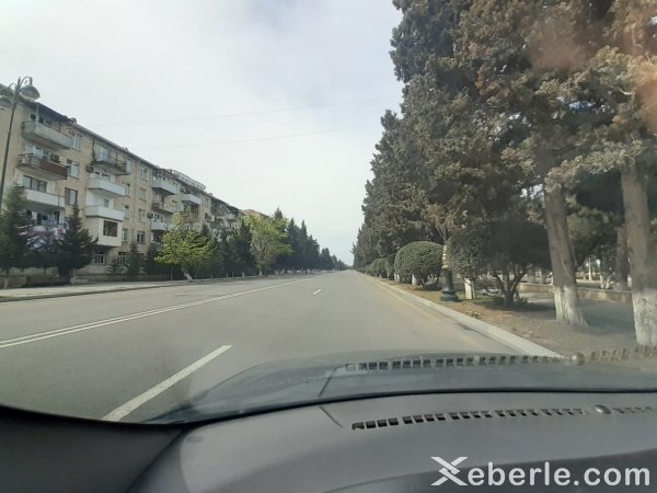 Məhdudiyyətin ilk günündə Sumqayıt - FOTOLAR