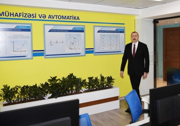 Prezident “Azərenerji” ASC-nin kompleksinin açılışında -FOTOLAR