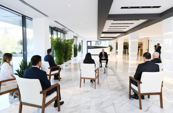 Prezident “Azərenerji” ASC-nin kompleksinin açılışında -FOTOLAR