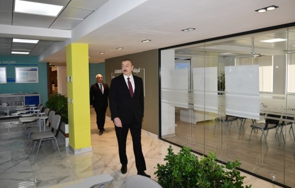 Prezident “Azərenerji” ASC-nin kompleksinin açılışında -FOTOLAR
