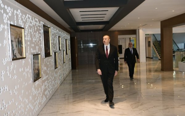Prezident “Azərenerji” ASC-nin kompleksinin açılışında -FOTOLAR