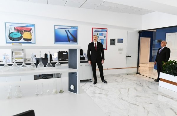 Prezident “Azərenerji” ASC-nin kompleksinin açılışında -FOTOLAR
