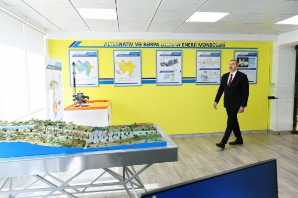 Prezident “Azərenerji” ASC-nin kompleksinin açılışında -FOTOLAR