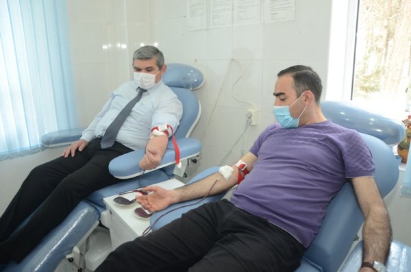 Qubadlı rayon İcra Hakimiyyətinin işçiləri qanvermə aksiyasına qoşulublar - FOTO