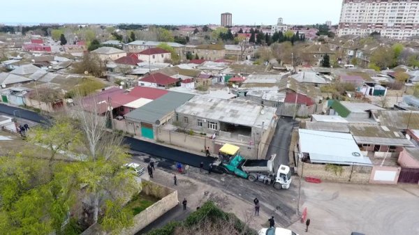 Sumqayıtda uzunluğu 21.4 km olan küçə və yollar əsaslı təmir edilir
