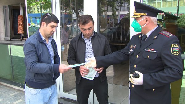 Sumqayıtda nəzarət tədbirləri gücləndirilib: 3000 tibbi maska paylanıldı -FOTOLAR