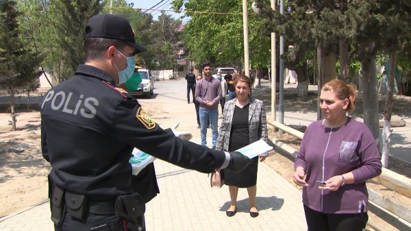 Sumqayıtda nəzarət tədbirləri gücləndirilib: 3000 tibbi maska paylanıldı -FOTOLAR
