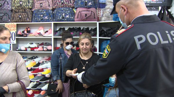 Sumqayıtda nəzarət tədbirləri gücləndirilib: 3000 tibbi maska paylanıldı -FOTOLAR