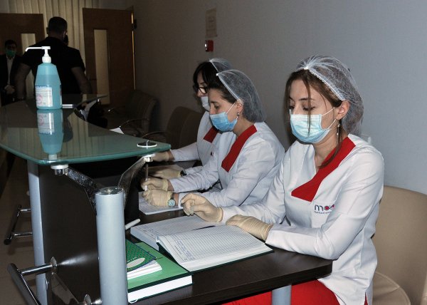 Sumqayıt icra hakimiyyətinin əməkdaşları qan verdilər - FOTOLAR
