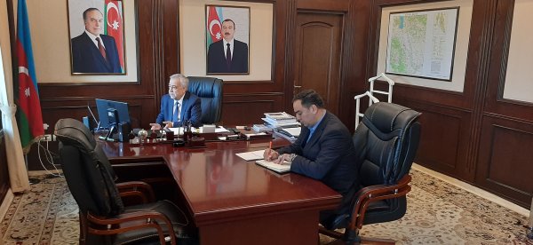 Malik İsaqov onlayn müşavirə keçirdi -FOTO