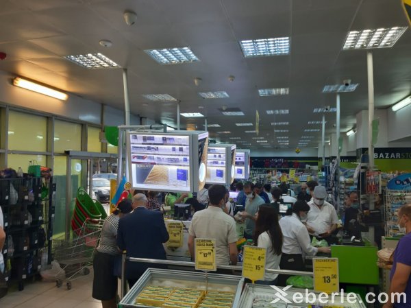 Sumqayıt marketləri bu gün... - FOTOLAR
