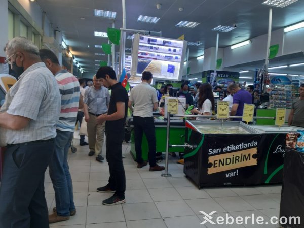 Sumqayıt marketləri bu gün... - FOTOLAR