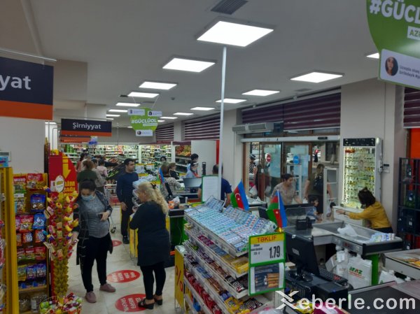 Sumqayıt marketləri bu gün... - FOTOLAR