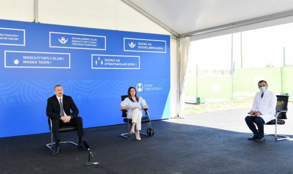Prezident videobağlantı ilə Sumqayıtda ilk modul tipli xəstəxananın açılışını edib -FOTOLAR
