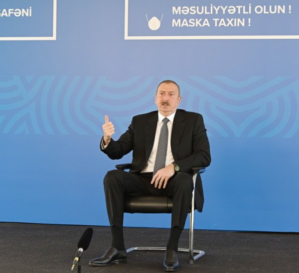 Prezident videobağlantı ilə Sumqayıtda ilk modul tipli xəstəxananın açılışını edib -FOTOLAR