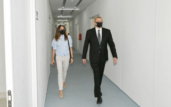 Prezident videobağlantı ilə Sumqayıtda ilk modul tipli xəstəxananın açılışını edib -FOTOLAR