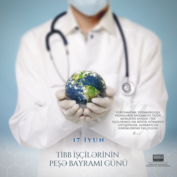 Prezidentin səhifəsində tibb işçiləri ilə bağlı paylaşım - FOTO