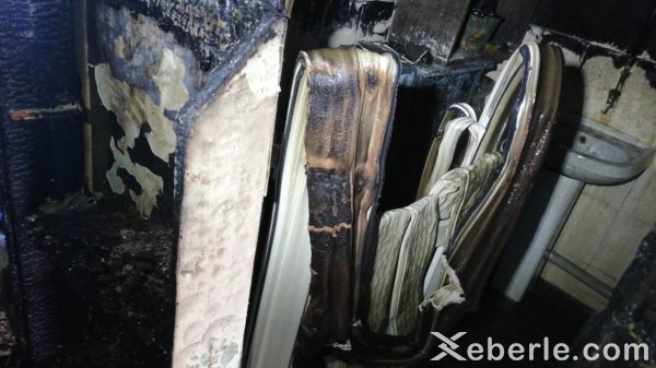 Sumqayıtda yataqxanada yanğın: 4 nəfər xilas edildi, zəhərlənən var - VİDEO (FOTO)