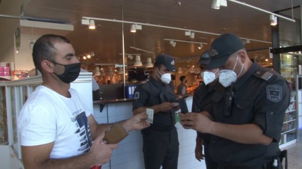 Sumqayıtda maska taxmayanlara qarşı reydlər keçirildi - FOTOLAR 
