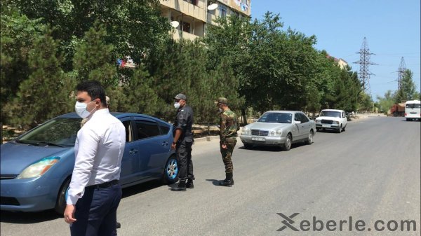 Sumqayıtın bu qəsəbəsində xüsusi karantin rejiminə necə riayət olunur? -VİDEO + FOTO