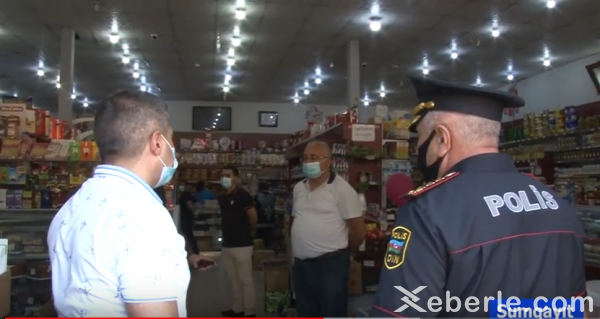 Sumqayıtda "Fəxri market" karantin qaydalarını kobud şəkildə pozur - VİDEO (FOTO)