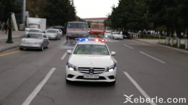 Sumqayıtda yollar yenidən yuyulur -VİDEO (FOTOLAR)