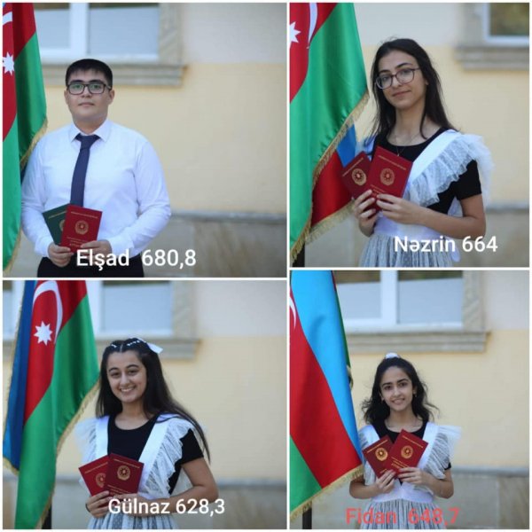 Sumqayıtda bir sinfin yeddi şagirdi 600-dən yuxarı bal yığdı - FOTO Sumqayıtda bir sinfin yeddi şagirdi 600-dən yuxarı bal yığdı - FOTO