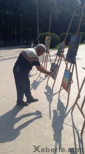 Sumqayıtda rəssamların "BAX!ş"ı - FOTOLAR