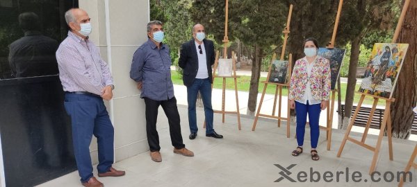 Sumqayıtda qalib rəssamlar mükafatlandırıldı -FOTOLAR