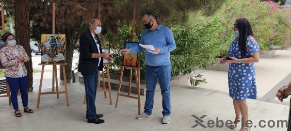 Sumqayıtda qalib rəssamlar mükafatlandırıldı -FOTOLAR