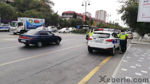 Sumqayıtda vaxtı keçmiş cərimələri ödəməyən sürücülərə qarşı  reyd keçirilib - FOTOLAR