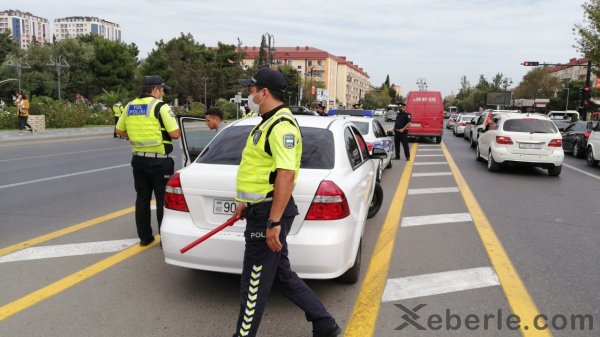 Sumqayıtda vaxtı keçmiş cərimələri ödəməyən sürücülərə qarşı  reyd keçirilib - FOTOLAR