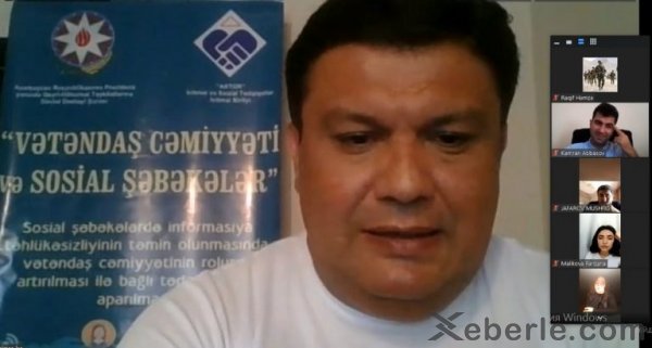 Sumqayıt üzrə sosial şəbəkələrlə bağlı onlayn müzakirə keçirilib – FOTOLAR