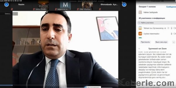 Sumqayıt üzrə sosial şəbəkələrlə bağlı onlayn müzakirə keçirilib – FOTOLAR