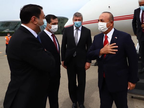 Prezident Çavuşoğlunu qəbul etdi - FOTOLAR (YENİLƏNİB)