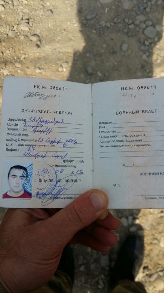 Daha bir erməni hərbçisi təslim oldu - FOTO