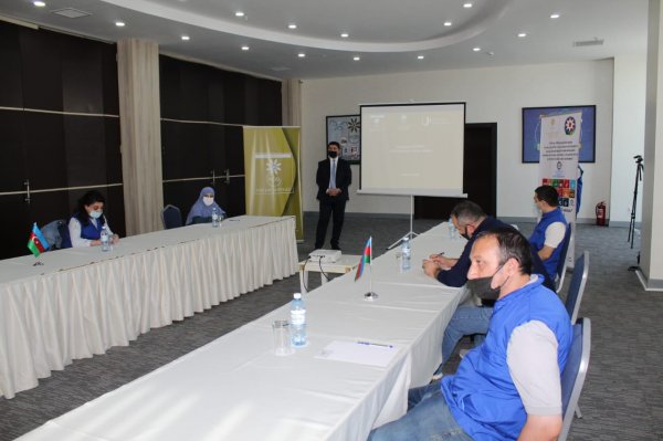 Sumqayıt KOB İnkişaf Mərkəzində əlil sahibkarlar üçün təlim keçirilib - FOTOLAR
