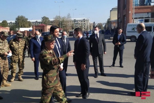 Kəmaləddin Heydərov Gəncədə - FOTO