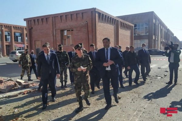 Kəmaləddin Heydərov Gəncədə - FOTO